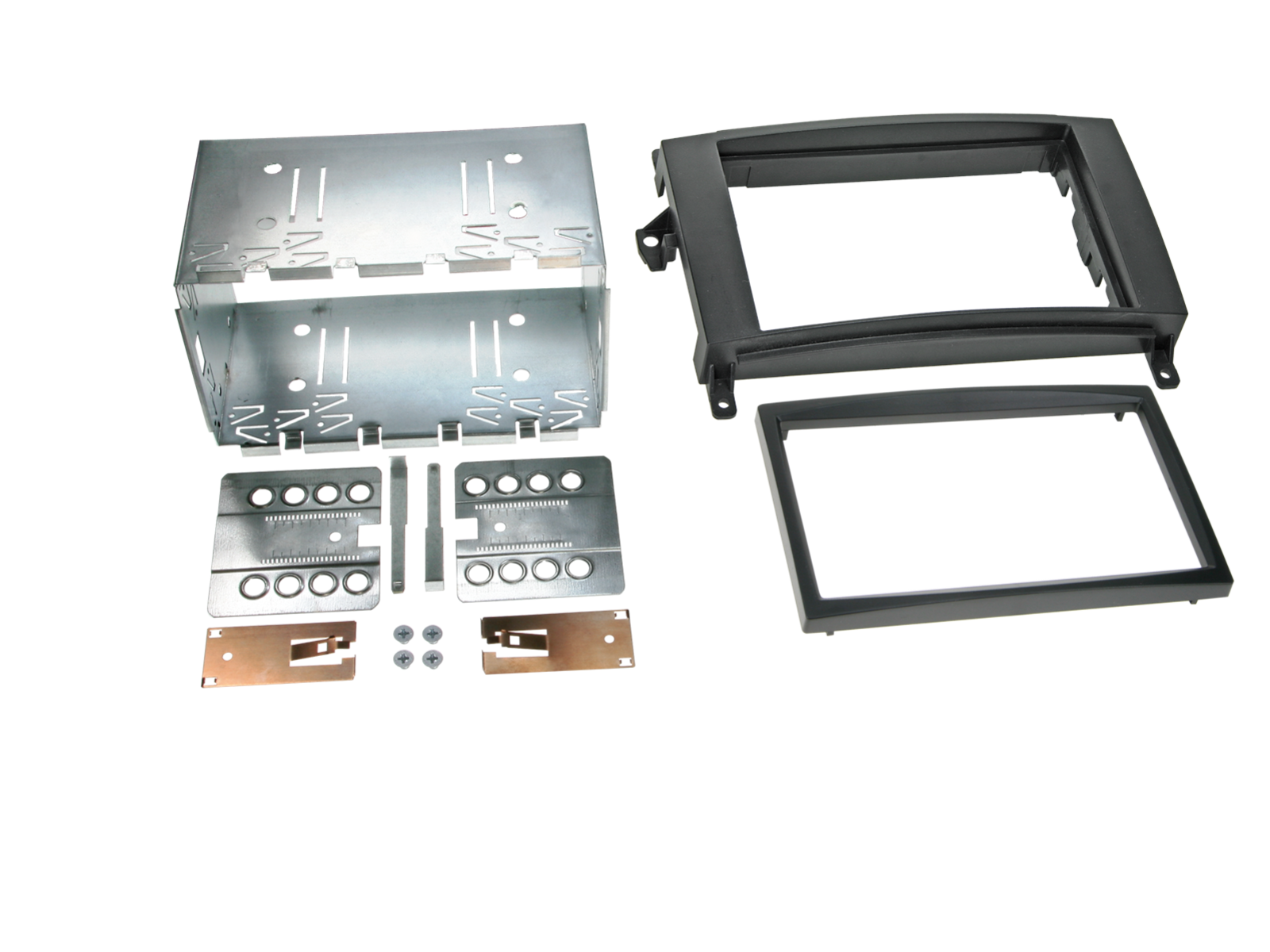 2-DIN Radioblende Mercedes diverse Fahrzeuge schwarz