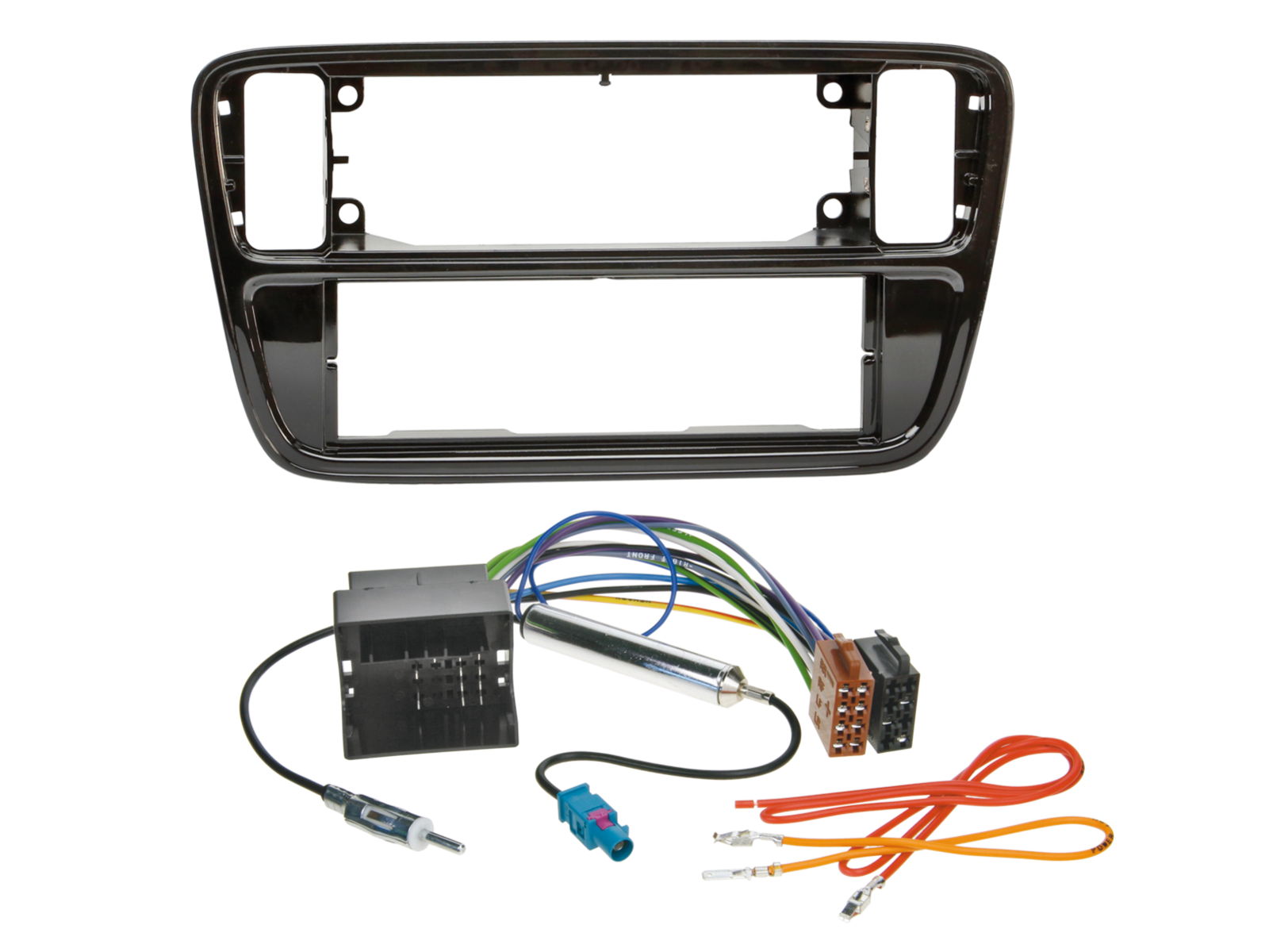 1-DIN Kit VW Up 12/2011-06/2016 Klavierlack passiv/Antenne