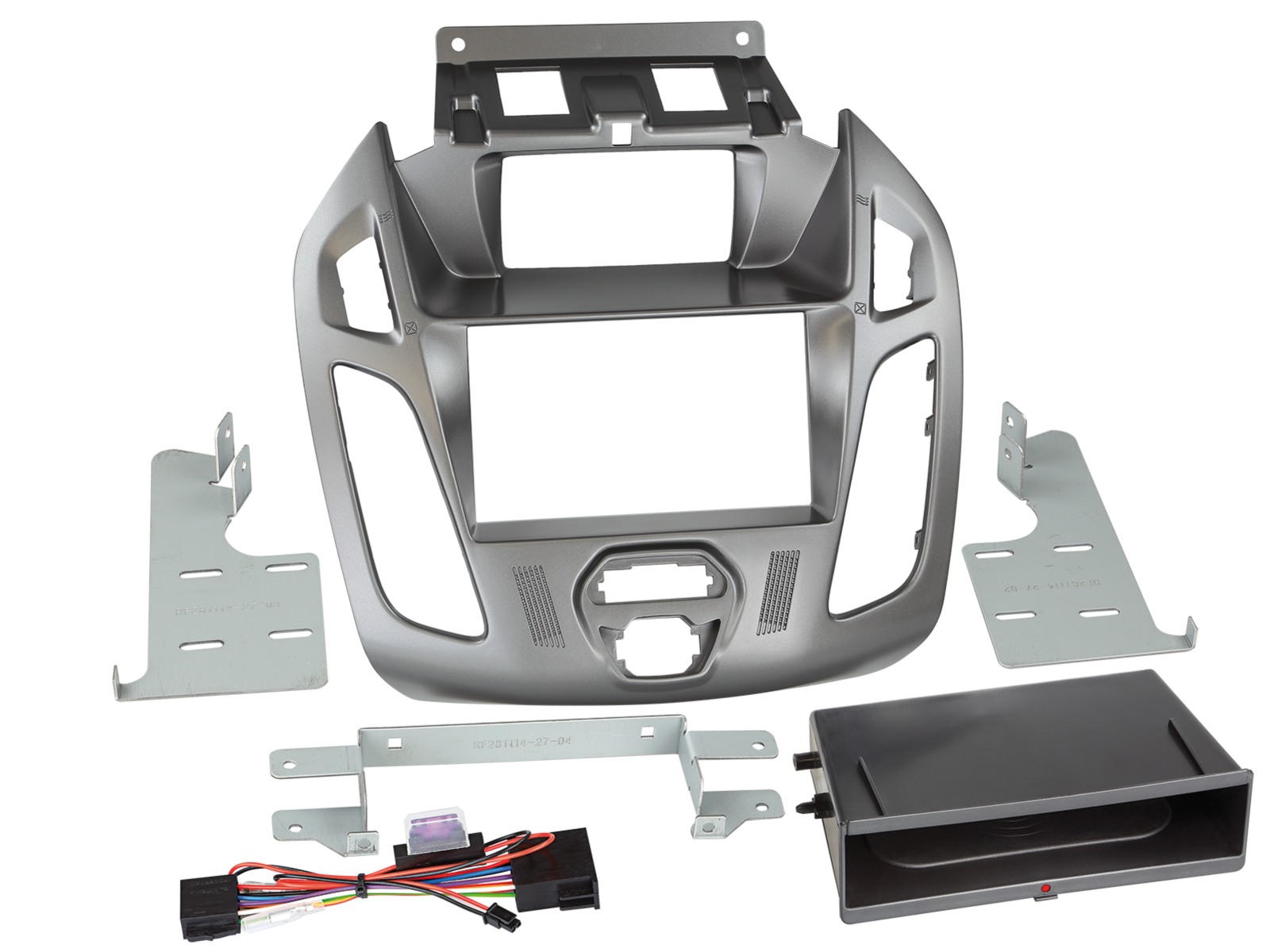 2-DIN Radioblende INBAY® Ford Connect Display Phönixsilber
