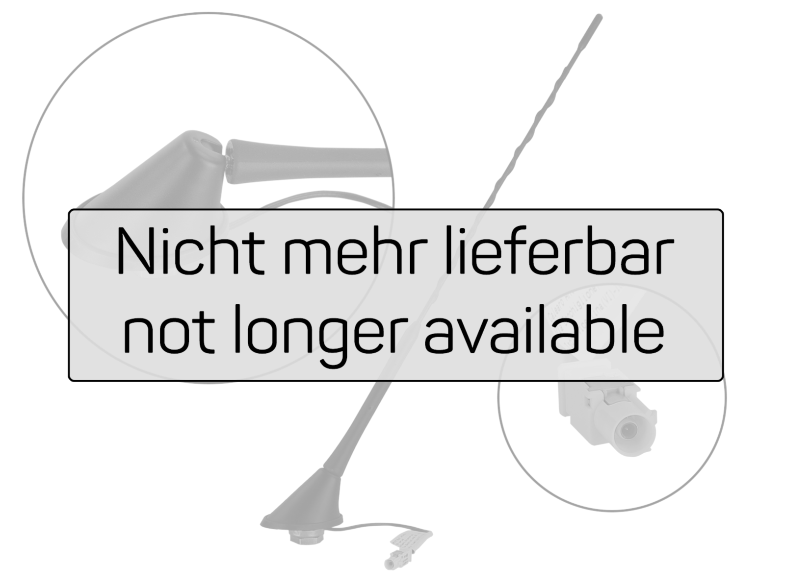Dachantenne AM/FM 60° Stabneigung nicht mehr lieferbar