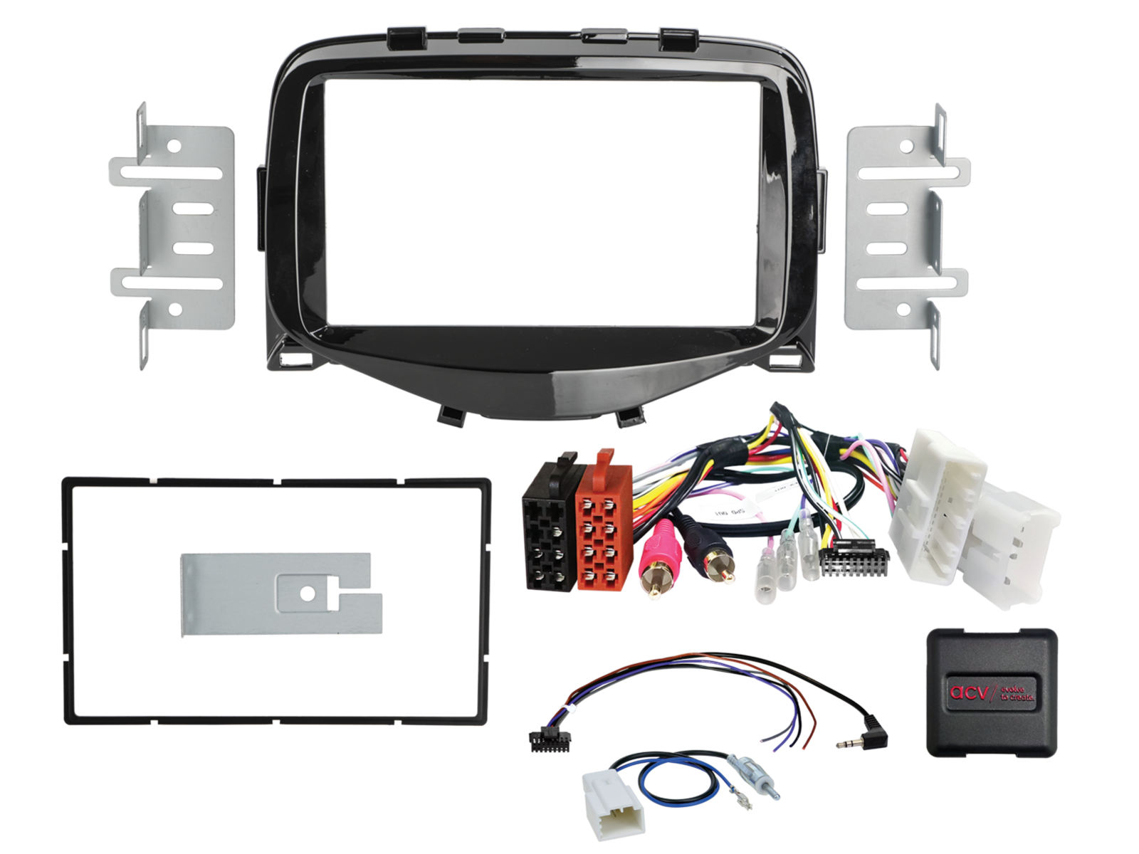 2-DIN Kit Citroën C1/Peugeot 108/Toyota Aygo LFB/Antenne