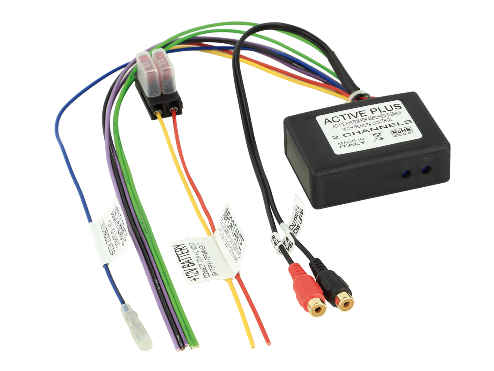 High-Low Adapter 2-Kanal mit Remote