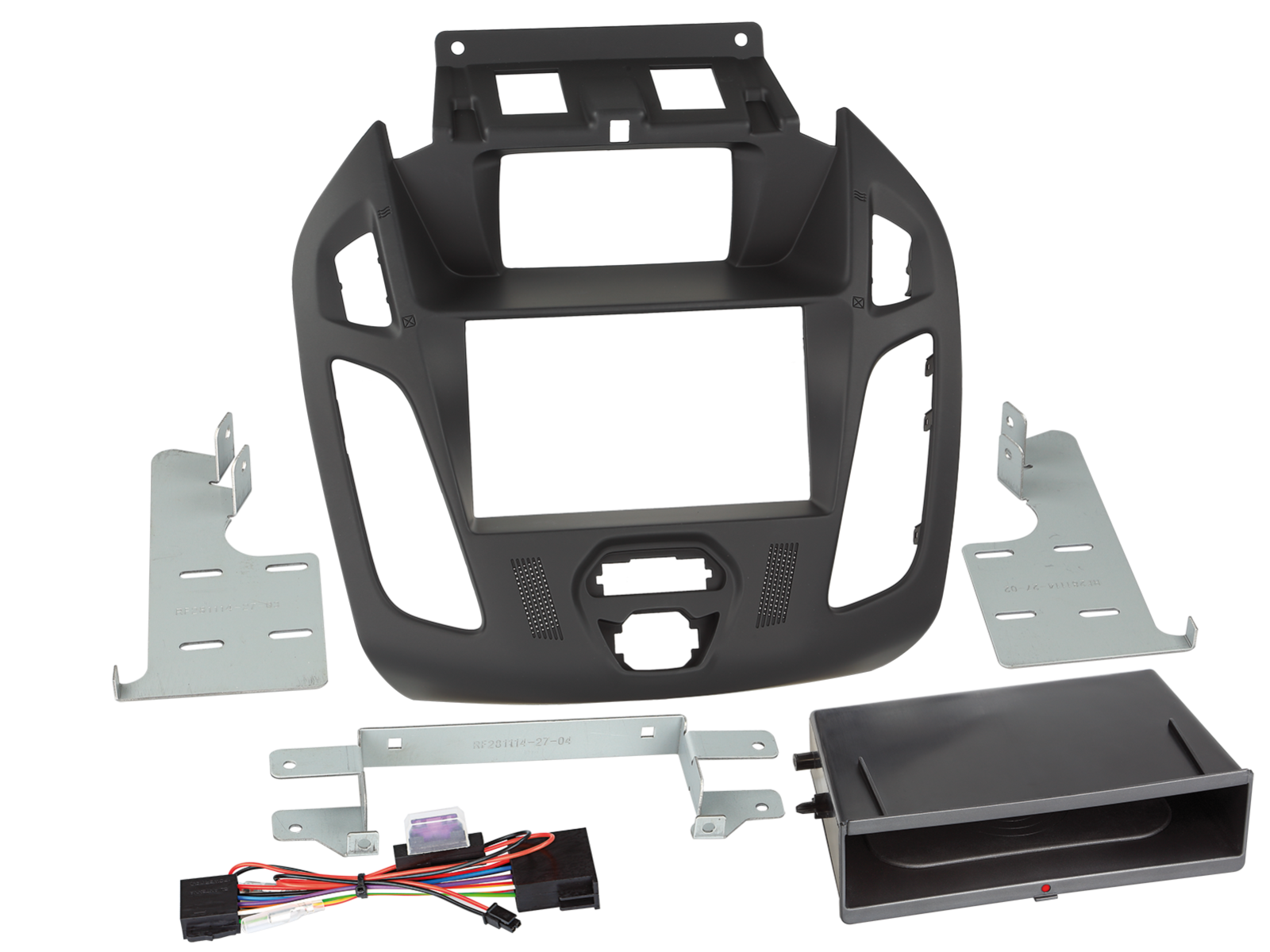 2-DIN Radioblende INBAY® Ford Connect Display schwarz