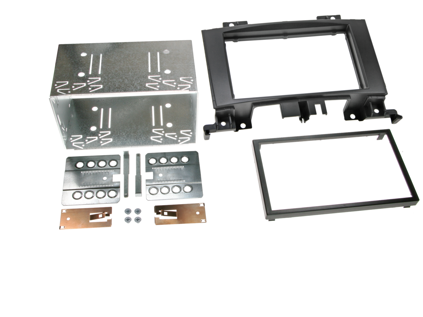 2-DIN Radioblende Mercedes Sprinter/VW Crafter schwarz