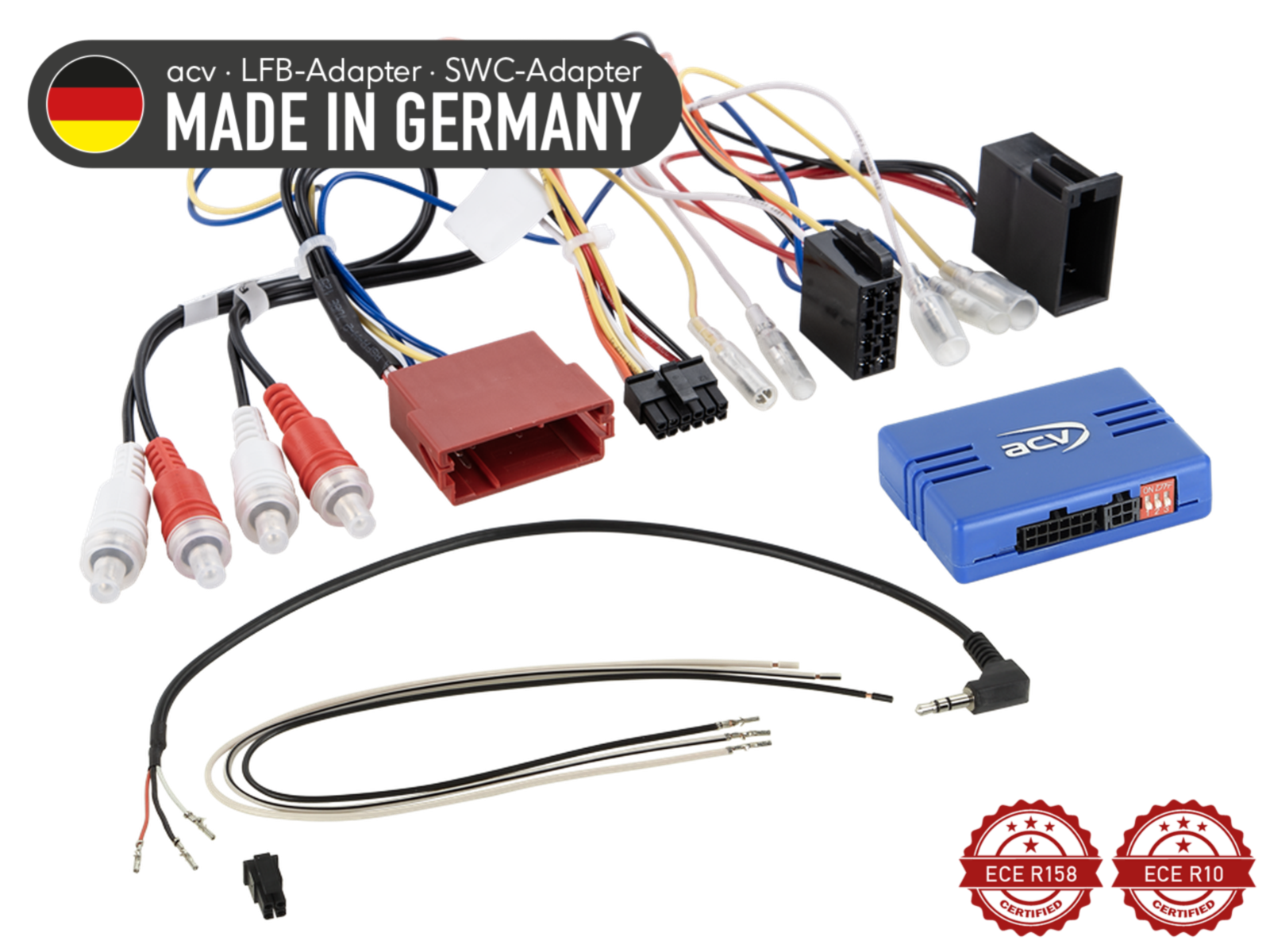 LFB Audi A2/A3/A4/A6/TT ISO/Mini ISO Amp >Cinch lose