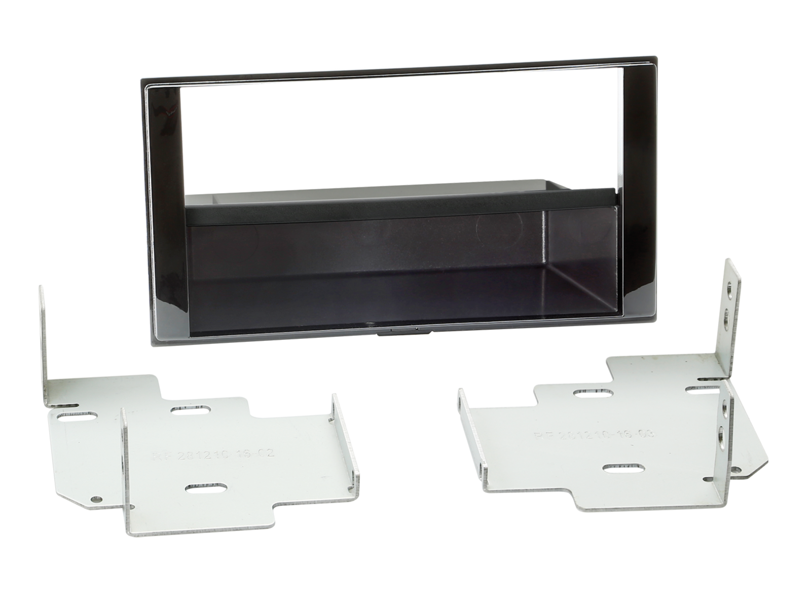 2-DIN Radioblende mit Fach Nissan Micra/Note/Versa