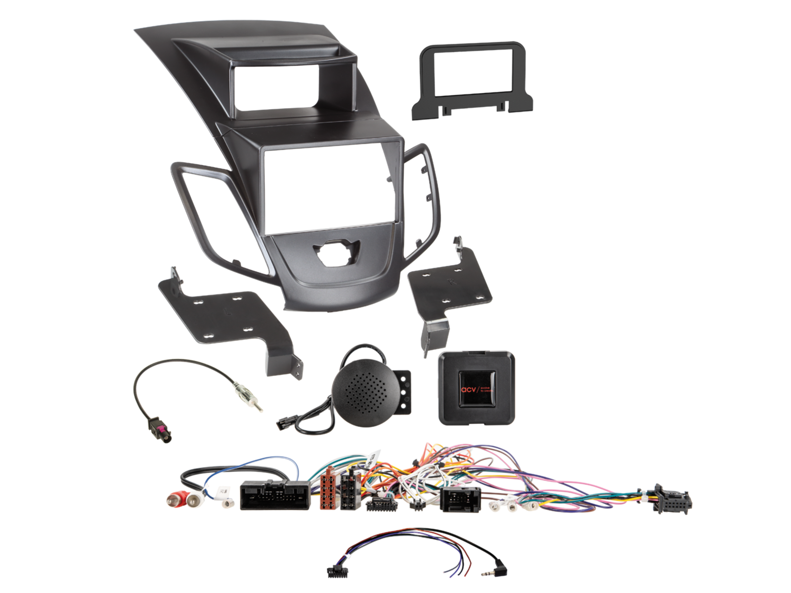 2-DIN Kit Ford Fiesta(JA8) mit Display schwarz LFB/Antenne