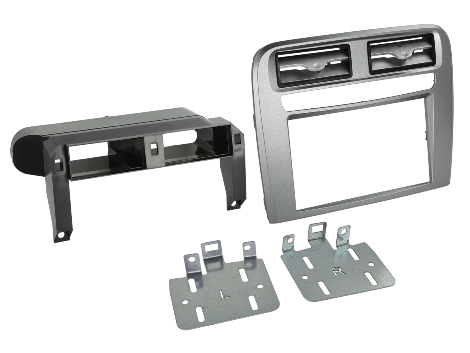 2-DIN Radioblende Fiat Grande Punto 2005-2010 anthrazit