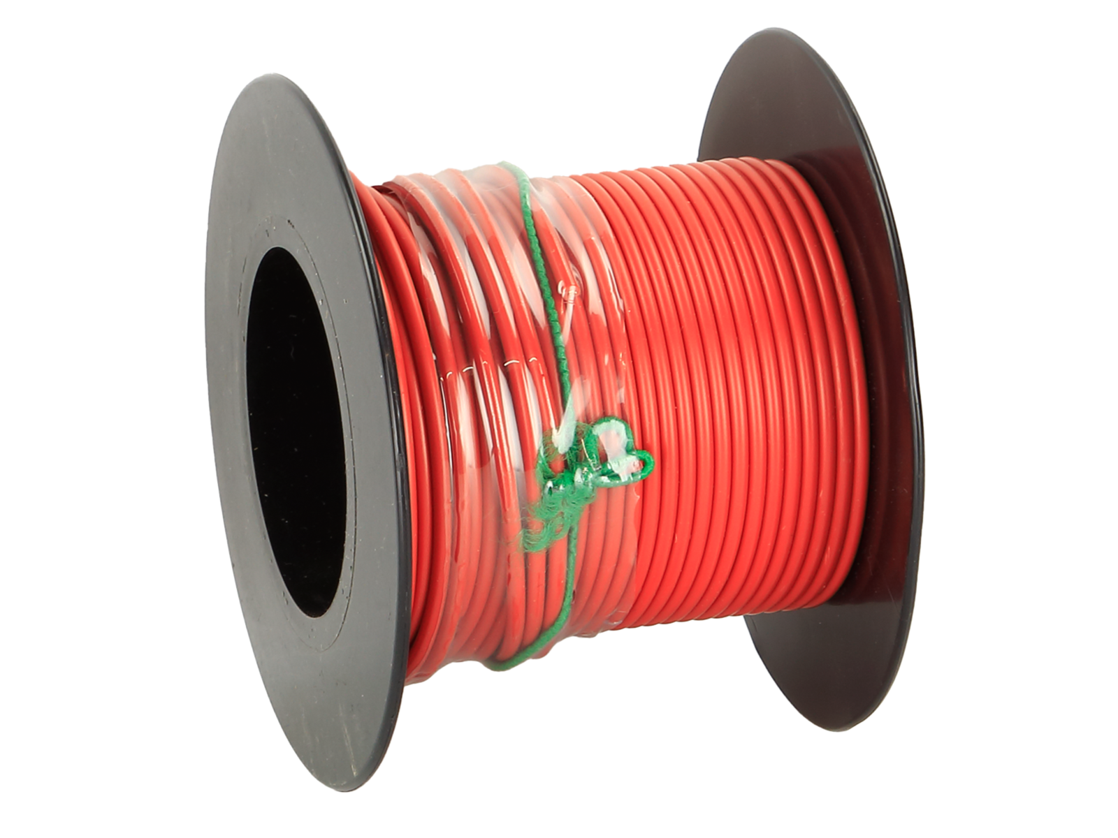 Stromkabel 0,75 mm² rot Minispule 10 m