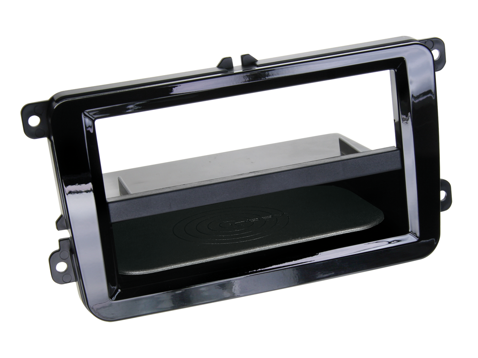 2-DIN Radioblende INBAY® Seat/Skoda/VW Klavierlack schwarz