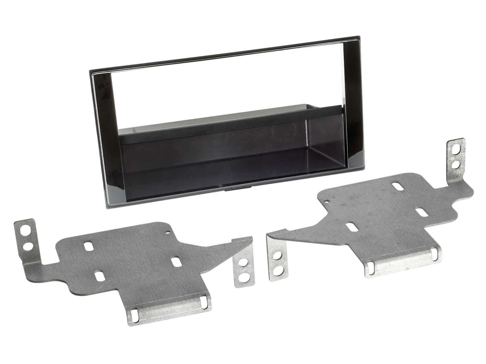 2-DIN RB mit Fach Nissan Juke 2014 > Klavierlack / schwarz