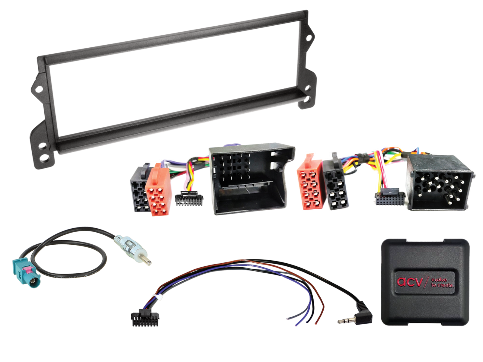 1-DIN Kit BMW Mini(R50/R52/R53) 2001-2008 LFB/Antenne
