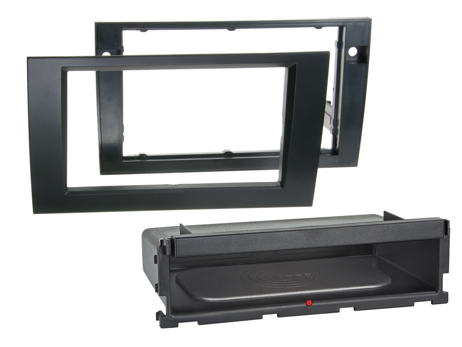 2-DIN Radioblende INBAY® Audi A4(8E)/Seat Exeo schwarz