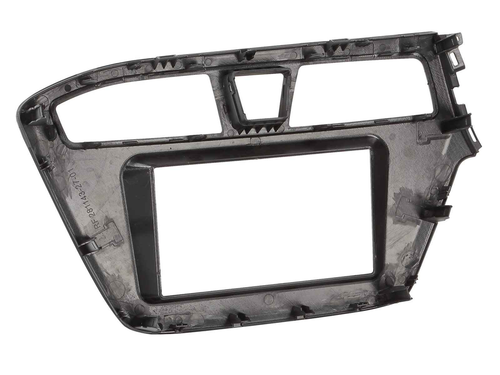 2-DIN Radioblende Hyundai I20 12/2014-09/2020 schwarz