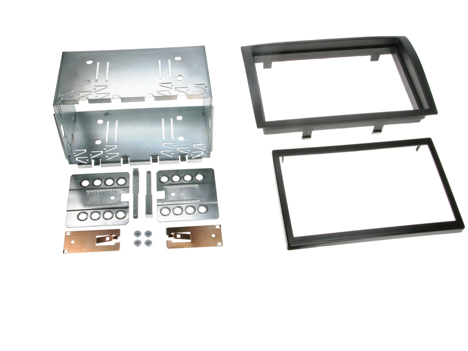 2-DIN Radioblende Citroen/Fiat/Opel/Peugeot schwarz