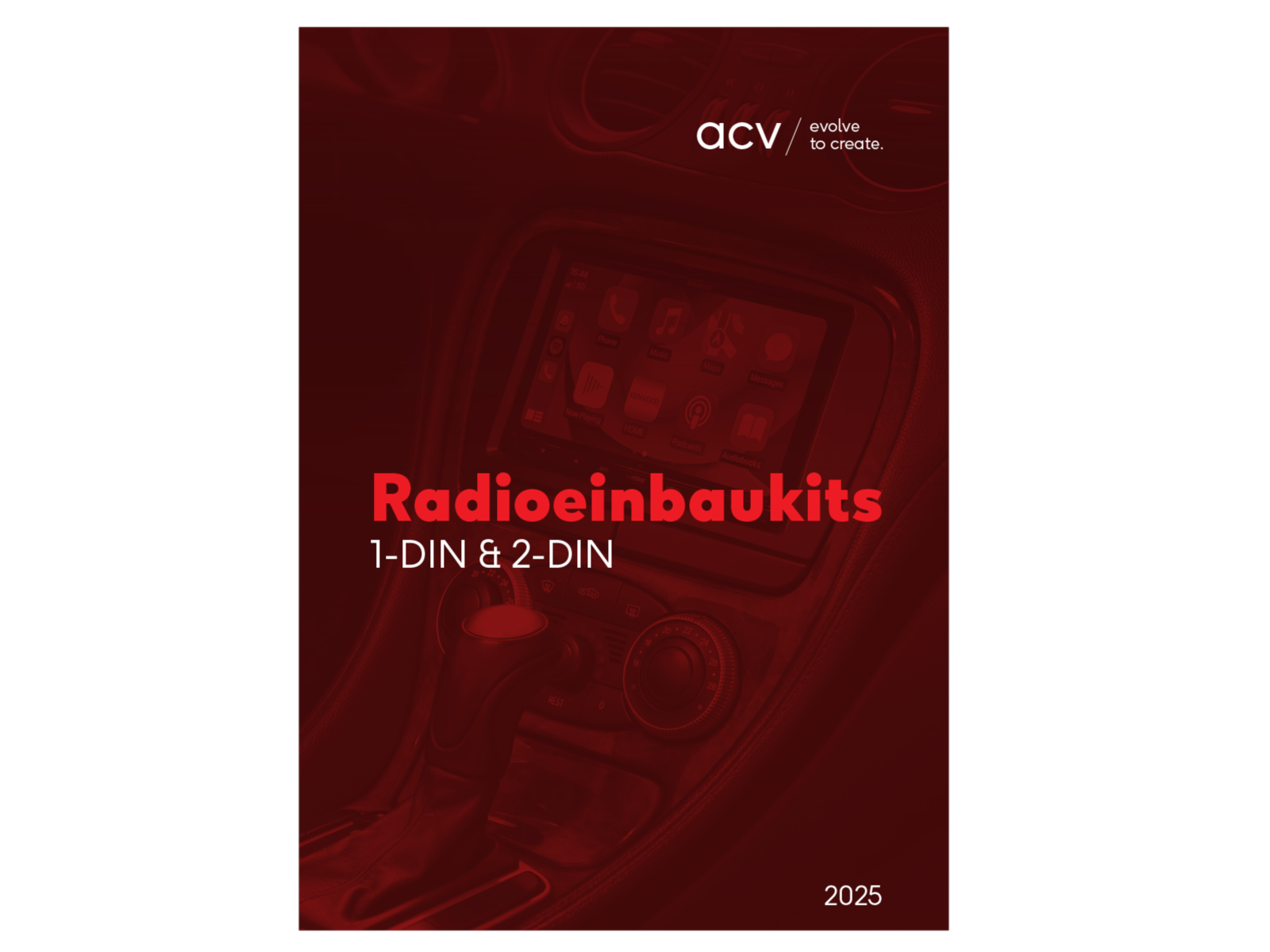 acv 1-DIN/2-DIN Radioeinbaukits Broschüre deutsch