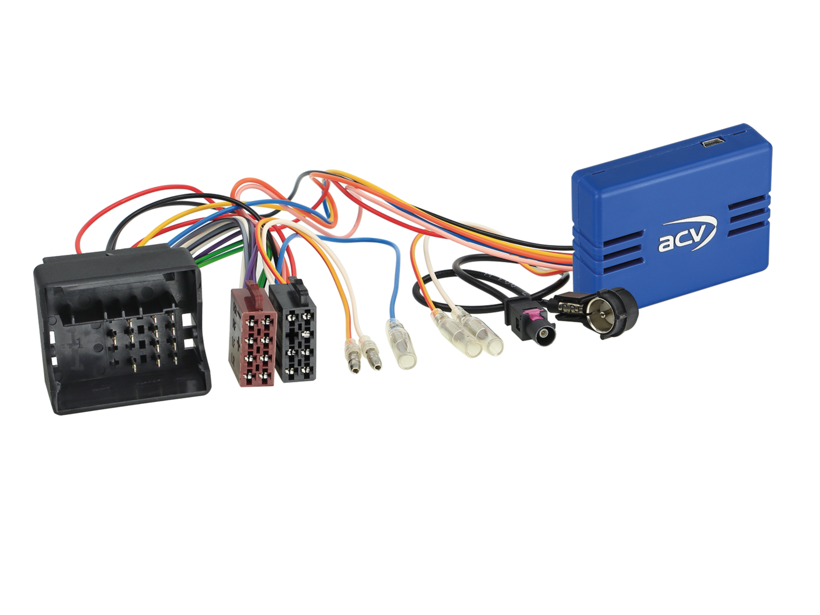 CAN-Bus Kit Mercedes/VW Quadlock>ISO/Antenne Fakra>ISO lose