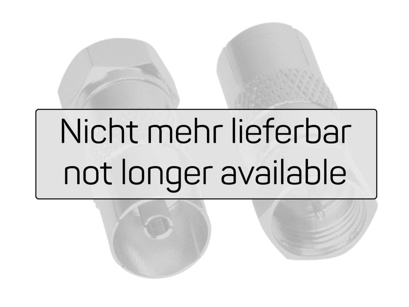 Antennenadapter UHF(f)>F-Stecker(m) nicht mehr lieferbar