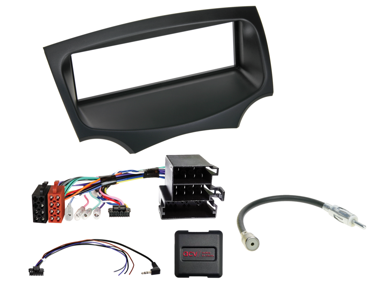 1-DIN Kit Ford Ka(RU8) 2009-2017 ISO/Mini ISO LFB/Antenne