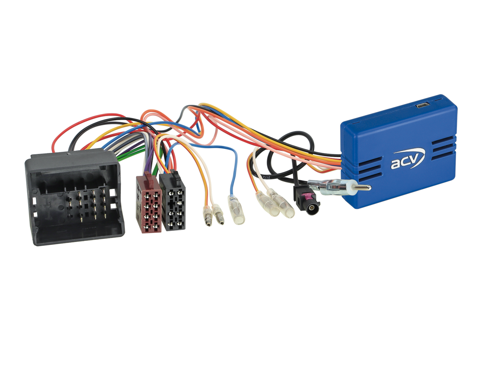 CAN-Bus Kit Mercedes/VW Quadlock>ISO/Antenne Fakra>DIN lose