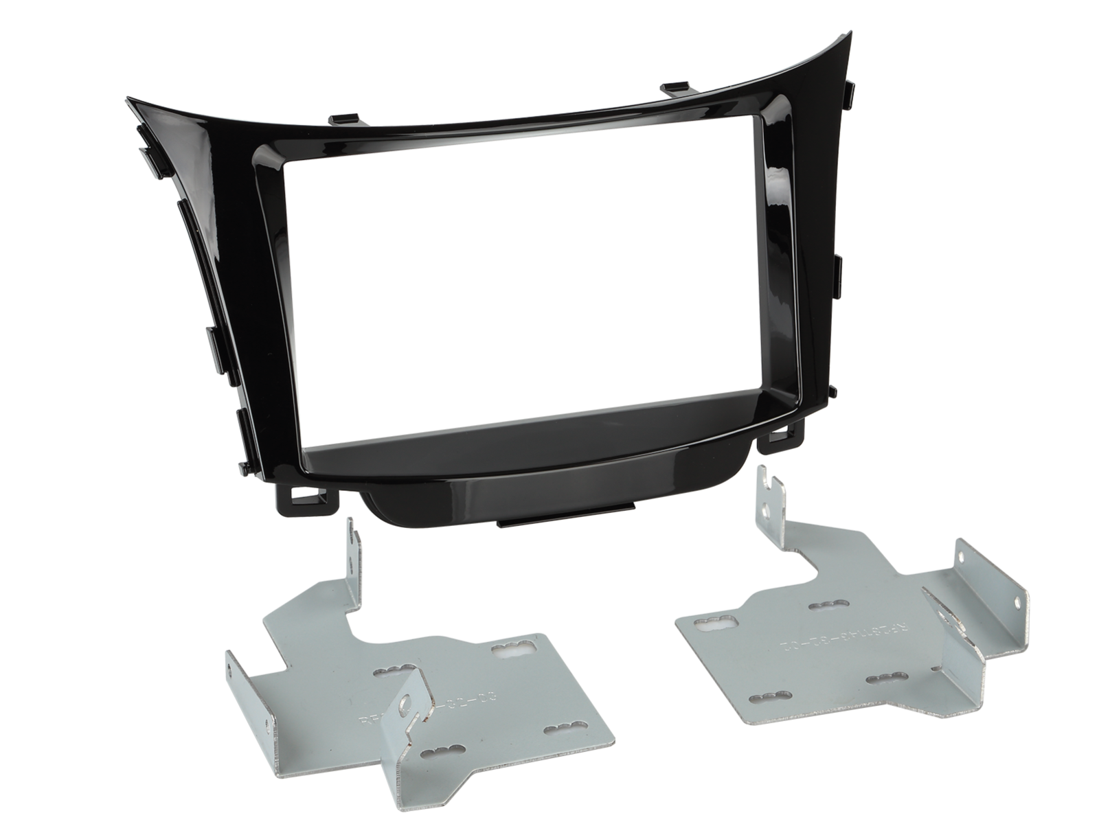 2-DIN Radioblende Hyundai i30(GD/GDH) 2012-2017 Klavierlack