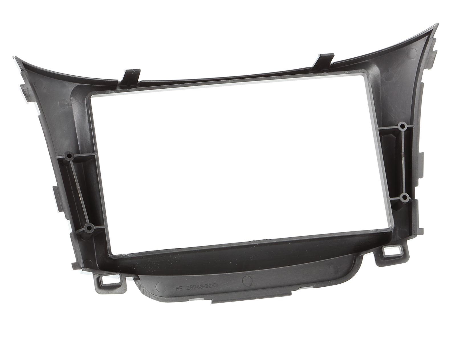 2-DIN Radioblende Hyundai i30(GD/GDH) 2012-2017 Klavierlack