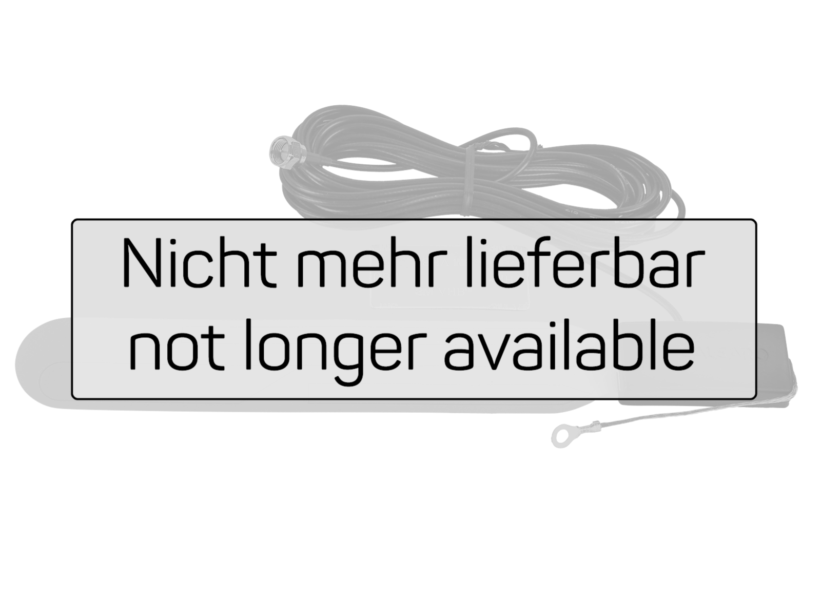 Glasklebeantenne DVB-T F-Stecker nicht mehr lieferbar
