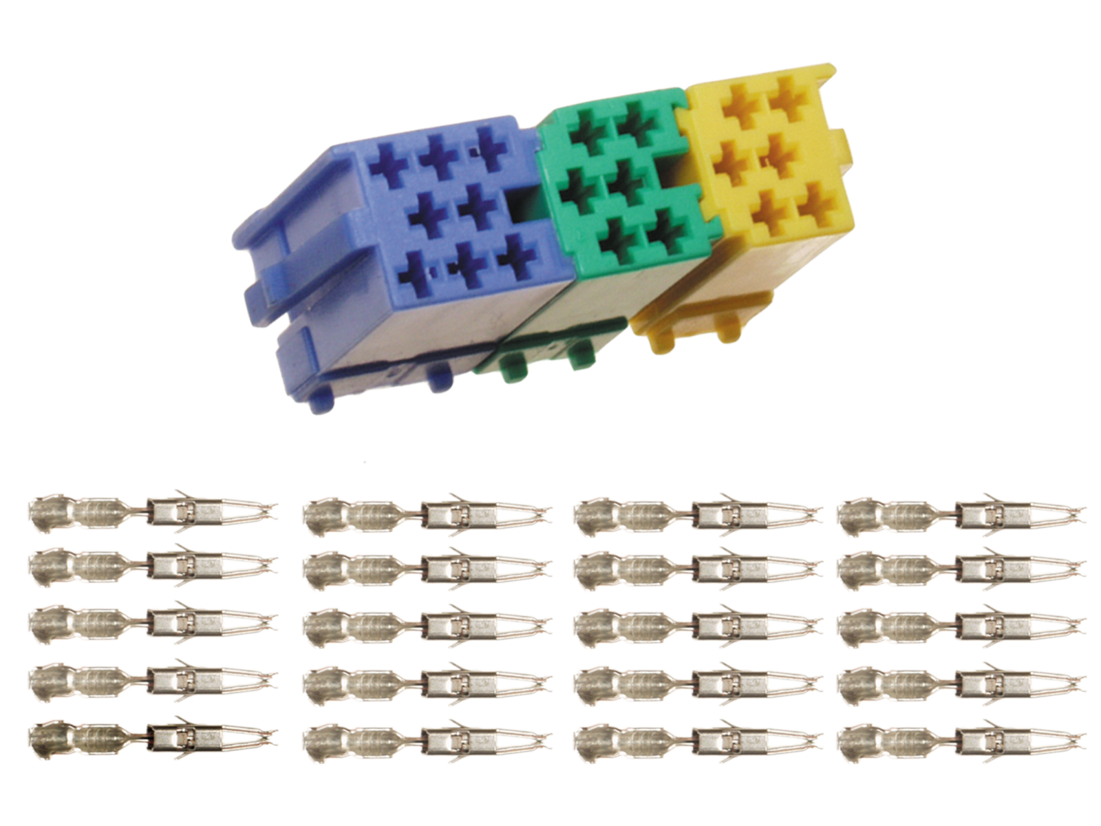 Montageset Mini-ISO Stecker 23 teilig lose