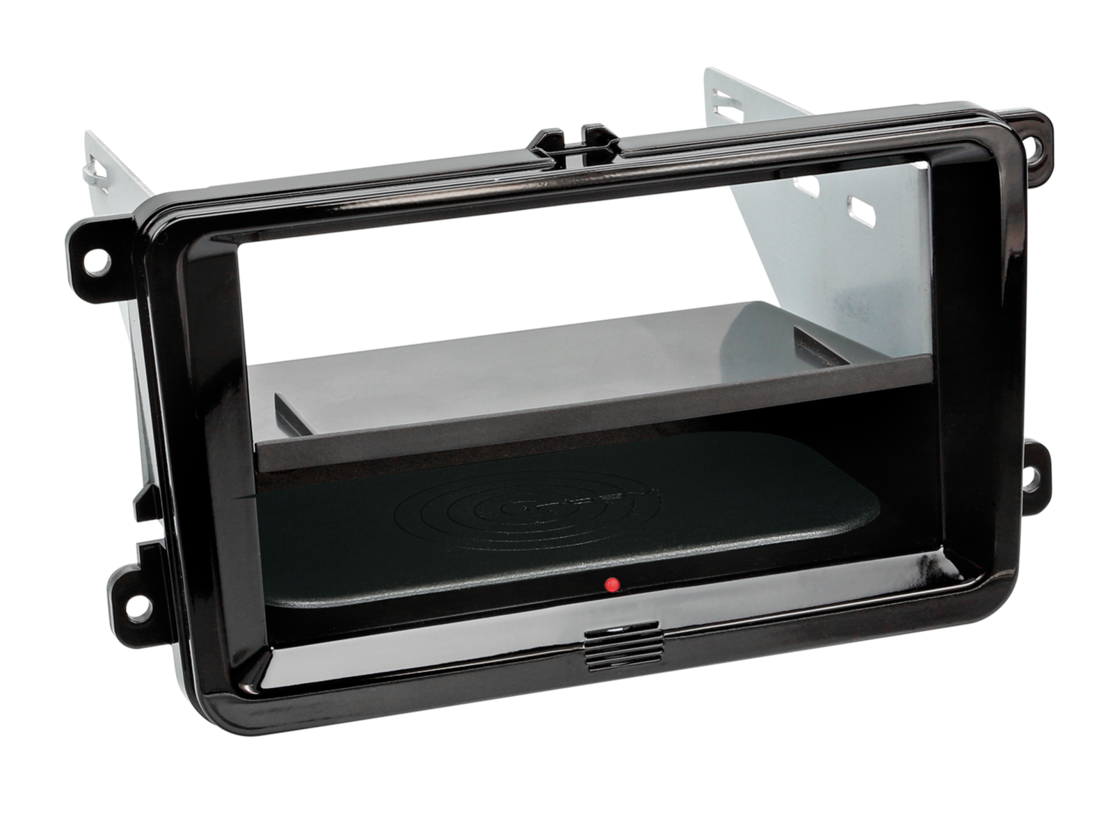 2-DIN Radioblende INBAY® Seat/Skoda/VW Klavierlack schwarz
