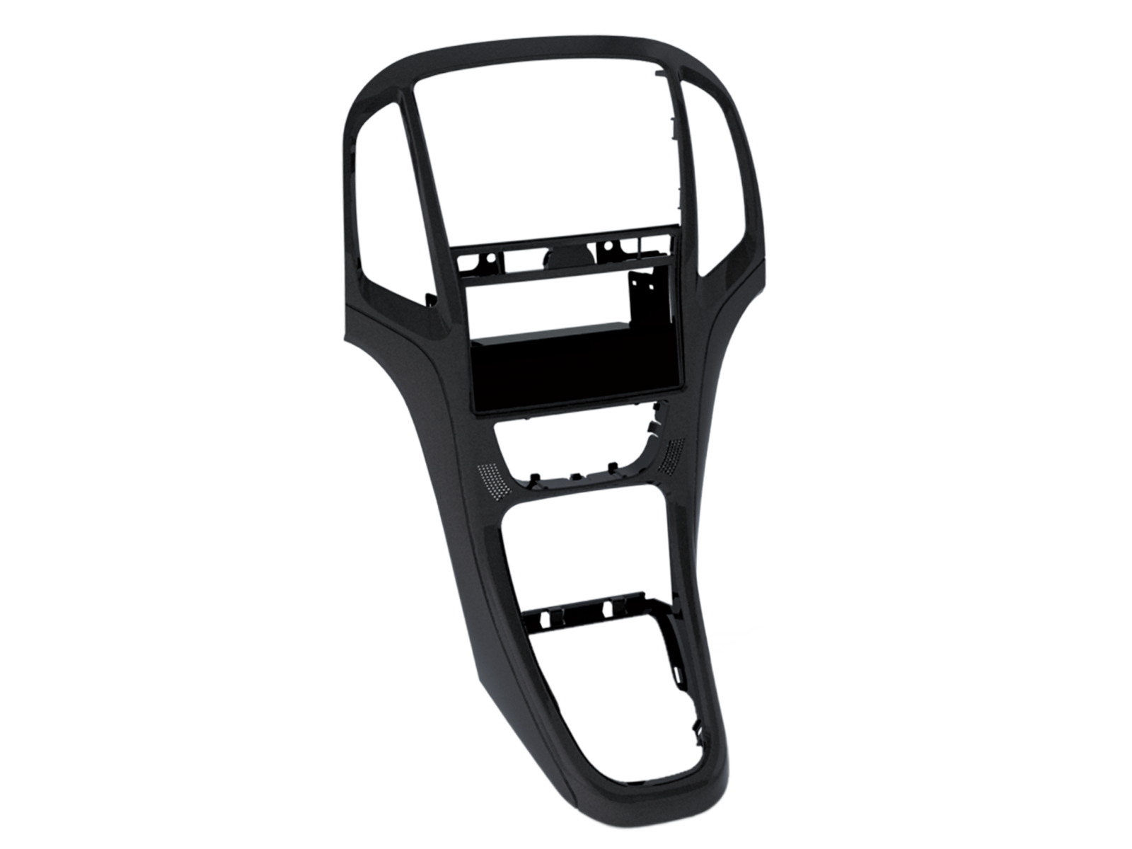 2-DIN Radioblende mit Fach Opel Astra J perl schwarz