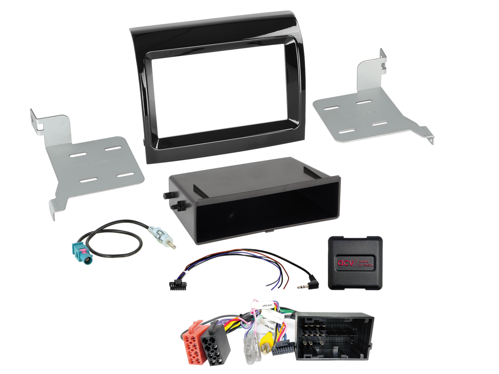 2-DIN Kit mit Fach Citroen/Fiat/Opel/Peugeot LFB