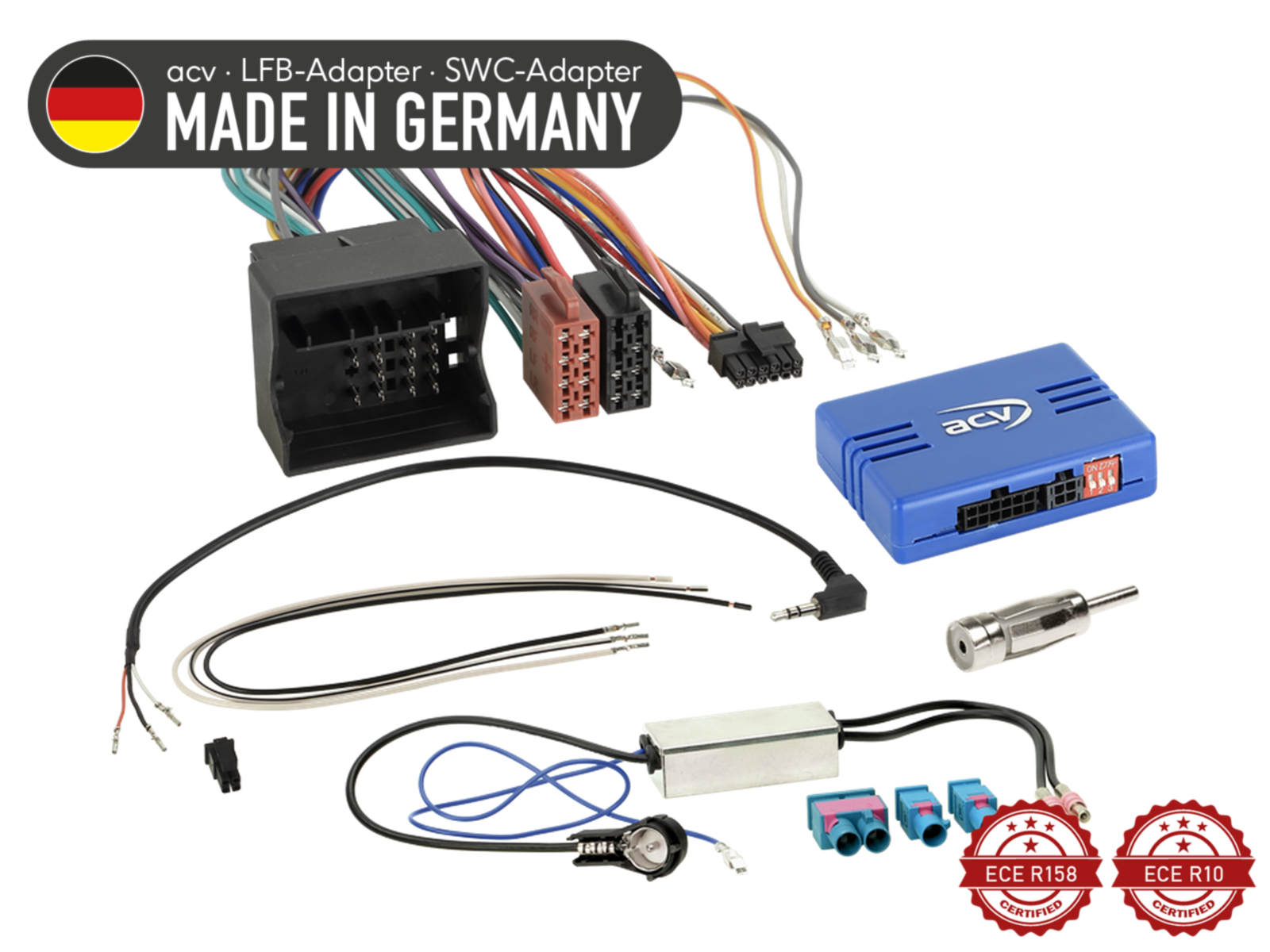 LFB Audi/Seat/Skoda/VW Quadlock Fakra(Set)>DIN/ISO/Multilead