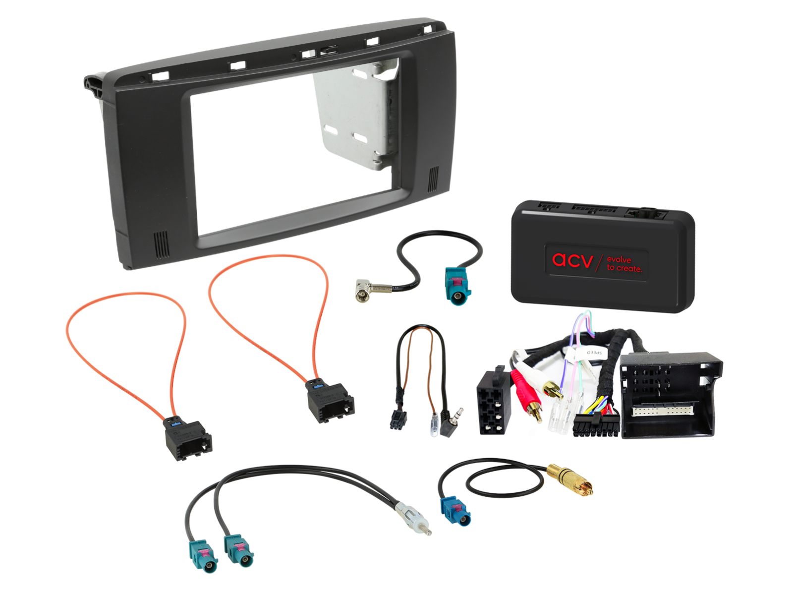 2-DIN Kit Mercedes R-Klasse 092005-05/2010 LFB/Antenne/Amp