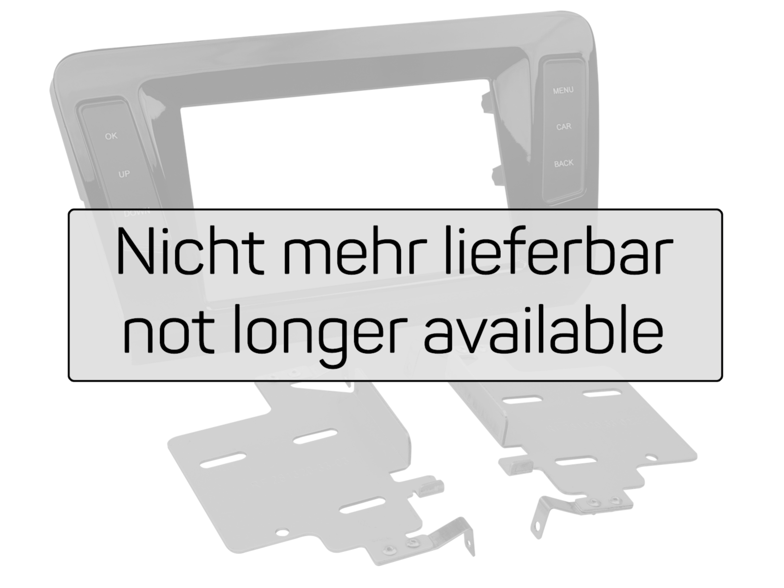2-DIN Radioblende mit Fach nicht mehr lieferbar