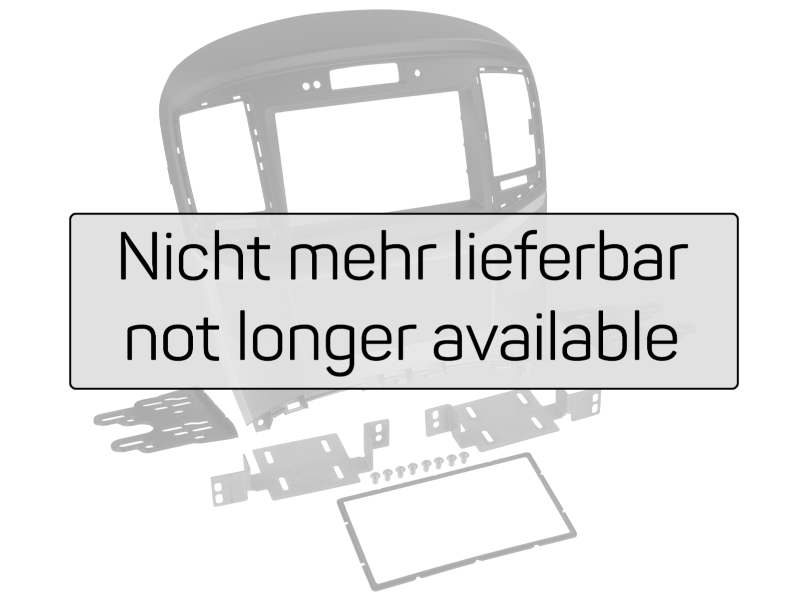 2-DIN Radioblende Hyundai H1 2015-2018 nicht mehr lieferbar