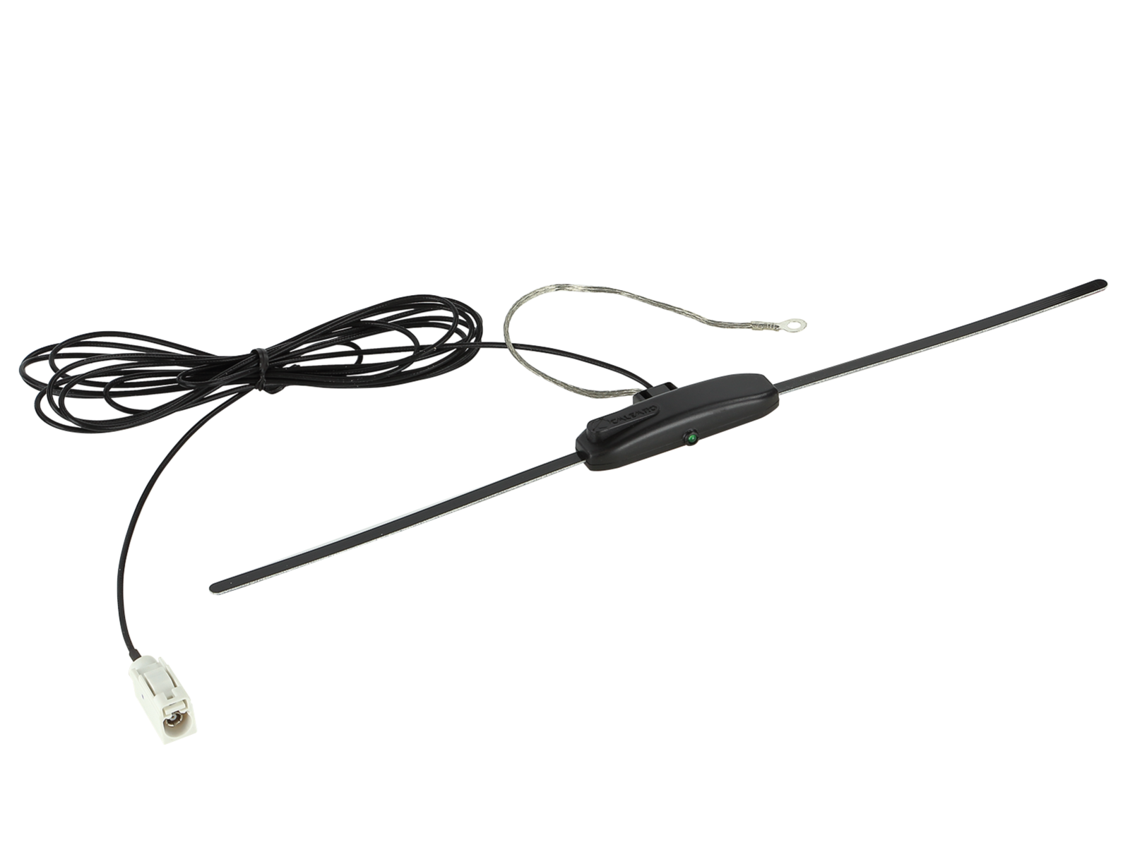 Glasklebeantenne AM/FM Fakra B(f) 12V Phantom