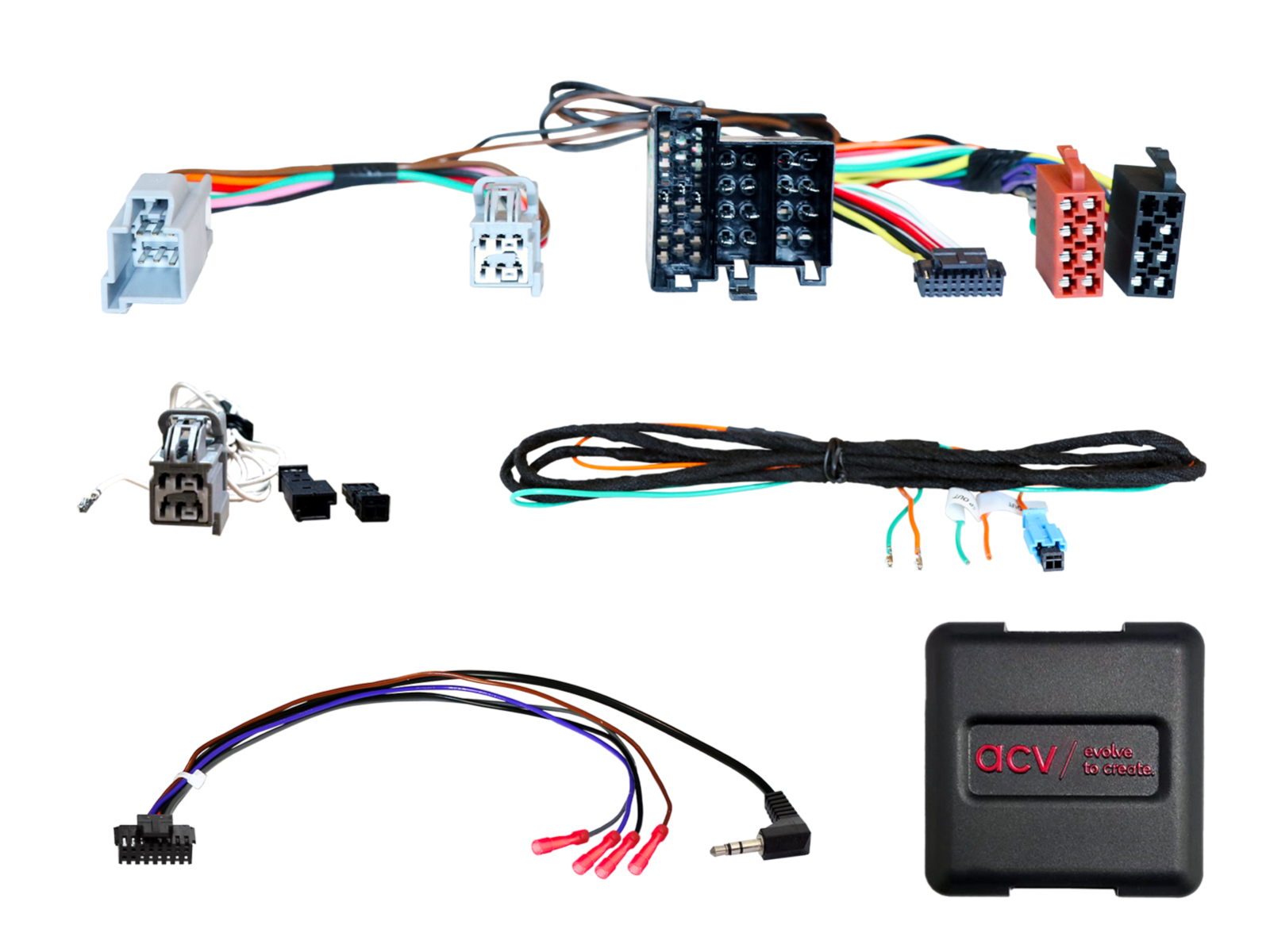 2-DIN Kit2 mit Fach Citroen/Fiat/Opel ISO/Mini ISO LFB