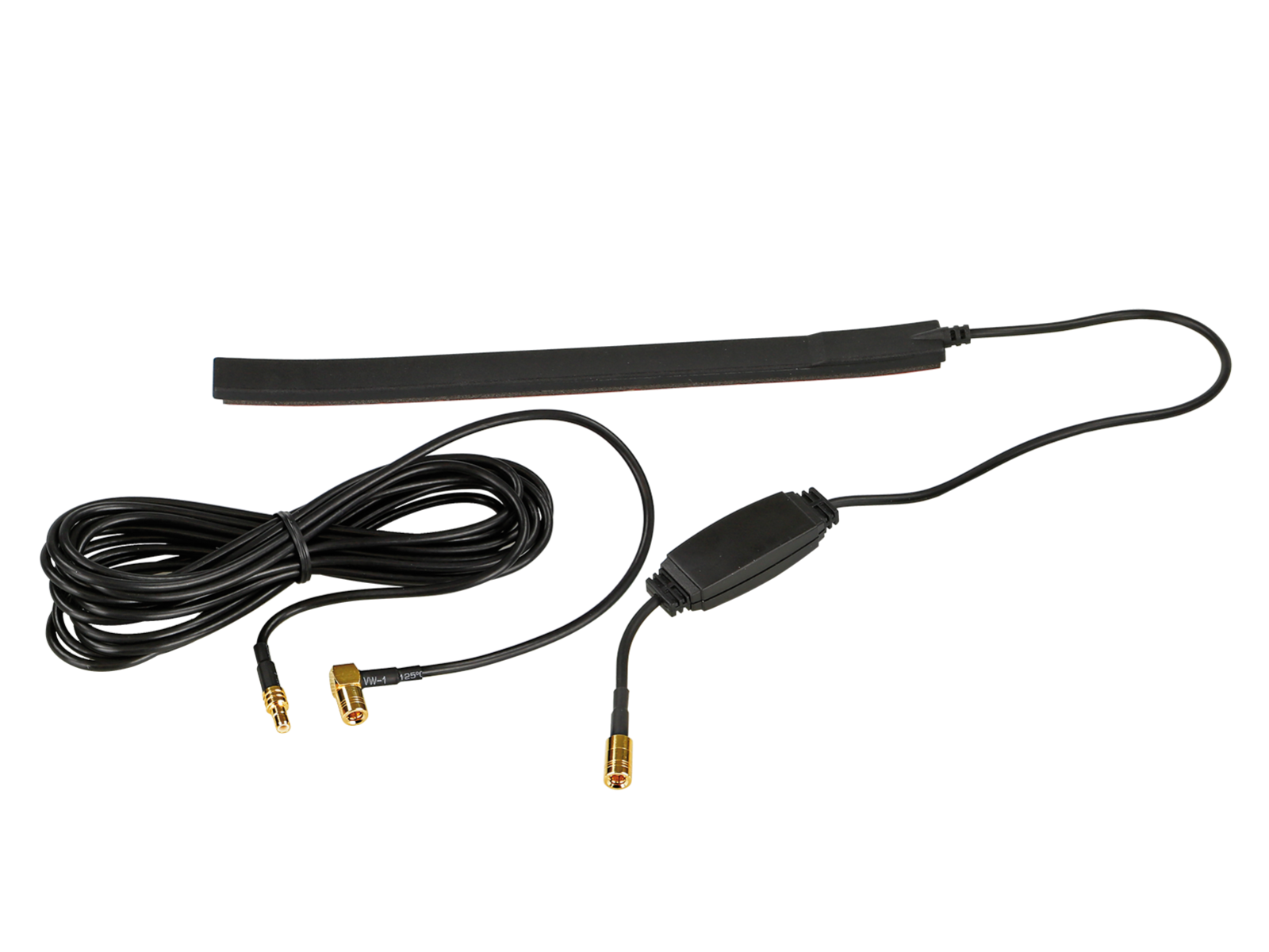 Glasklebeantenne DAB/DAB+ SMB(f) 90° 12V Phantom