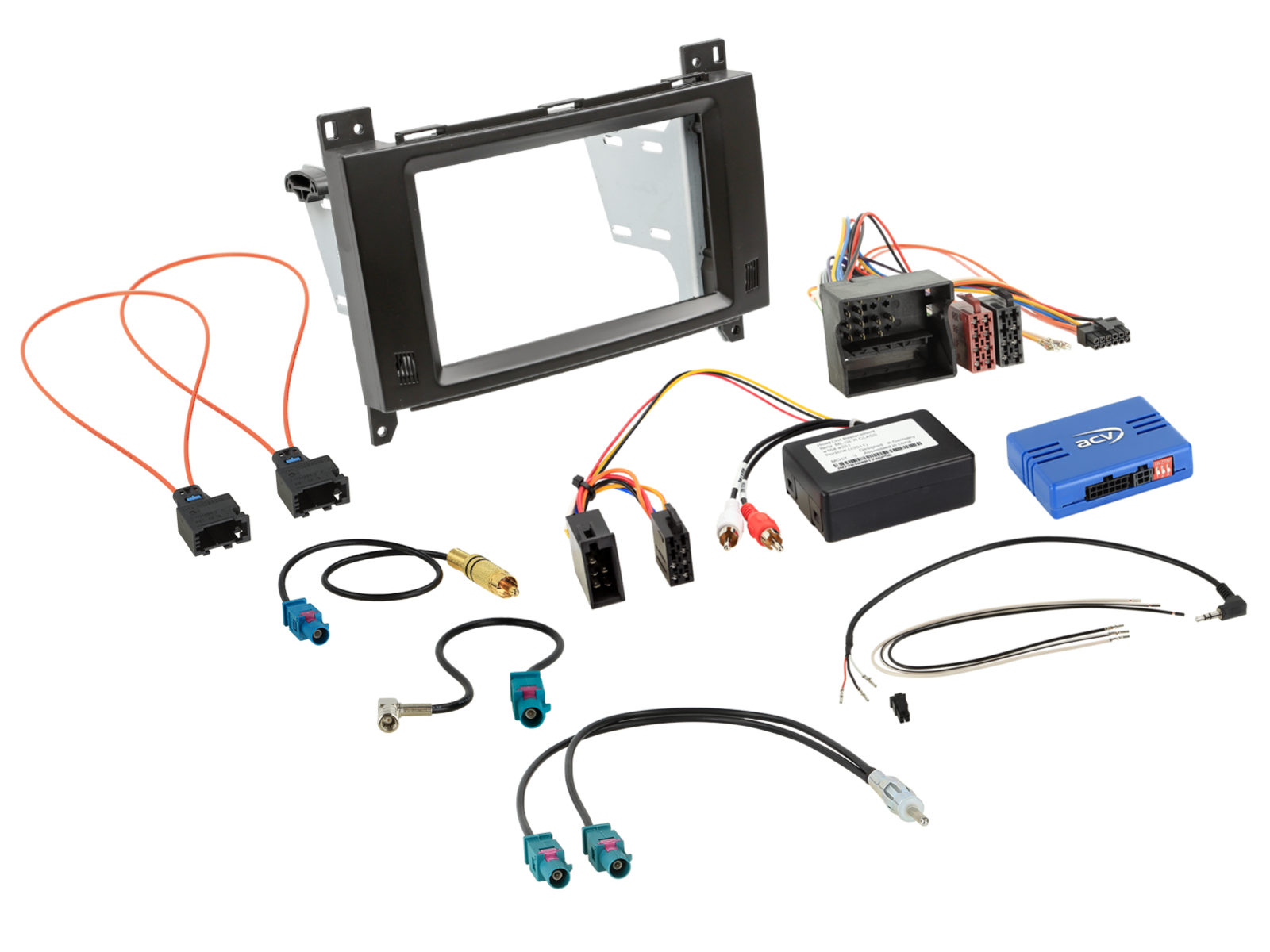 2-DIN Kit Mercedes Vito/Viano 2006-2010 42a LFB/Antenne/Amp