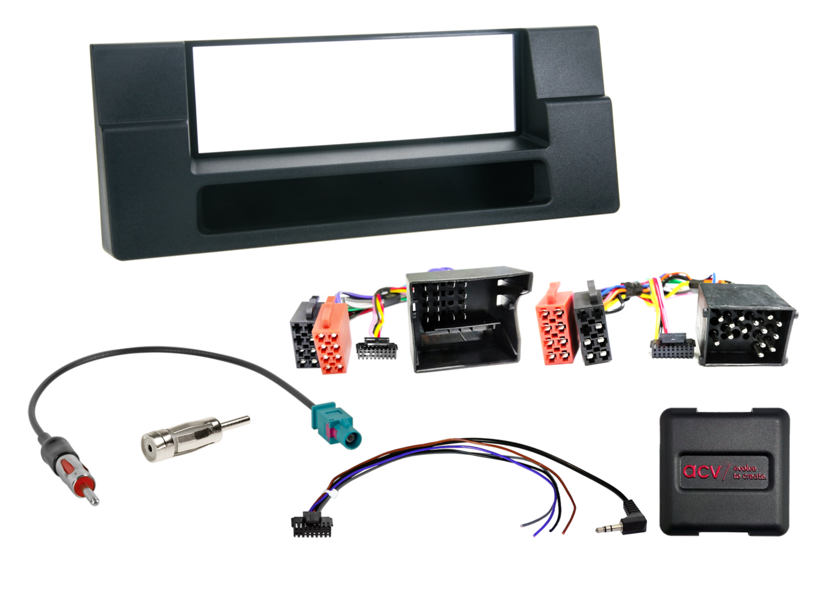 1-DIN Kit BMW  BMW 5er(E39) 1996-2004 Multilead/Antenne