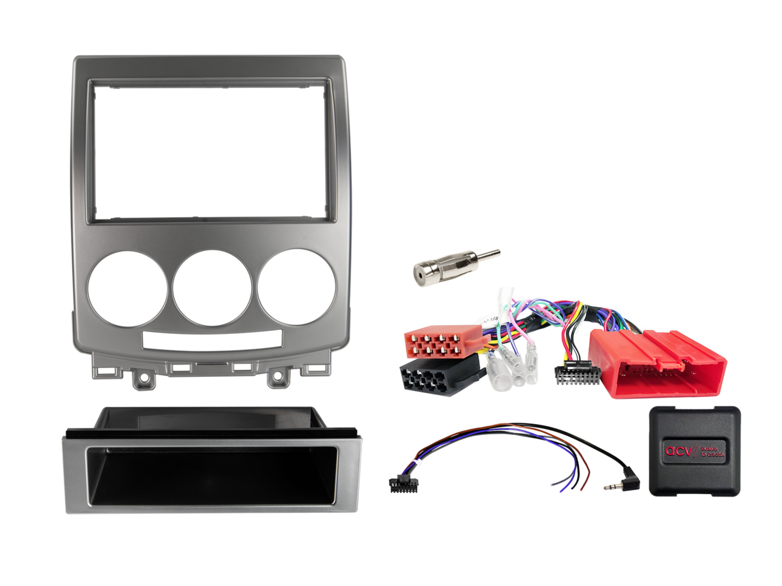 2-DIN Kit mit Fach Mazda 5(CR) 06/2005-10/2010 LFB