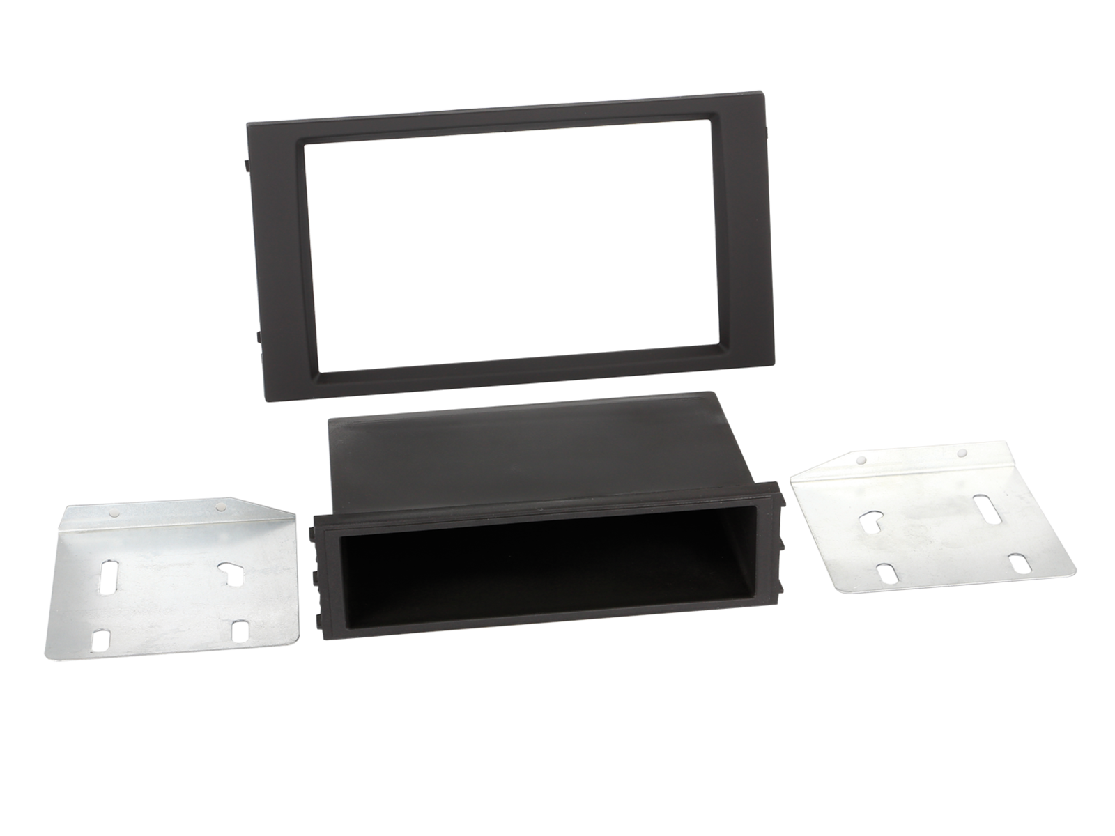 2-DIN Radioblende mit Fach Seat Ibiza/Leon schwarz