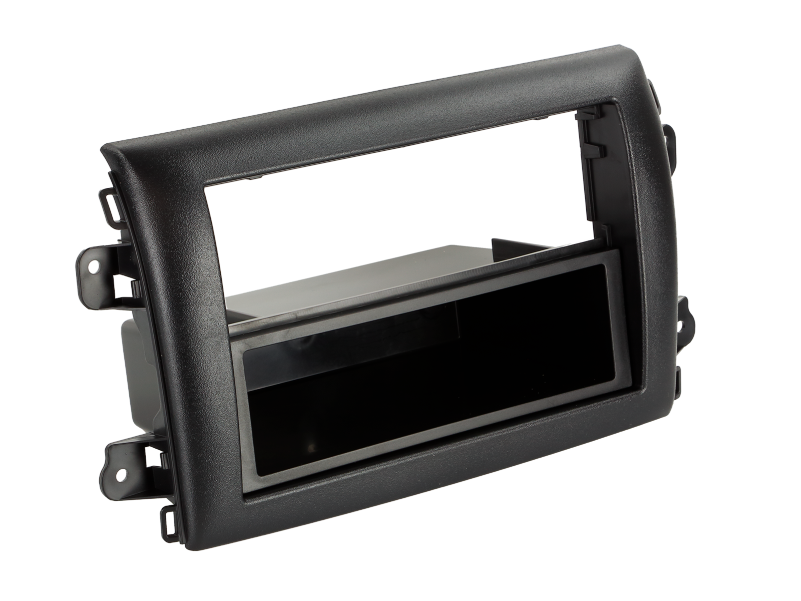 2-DIN Radioblende mit Fach Citroen/Fiat/Opel schwarz