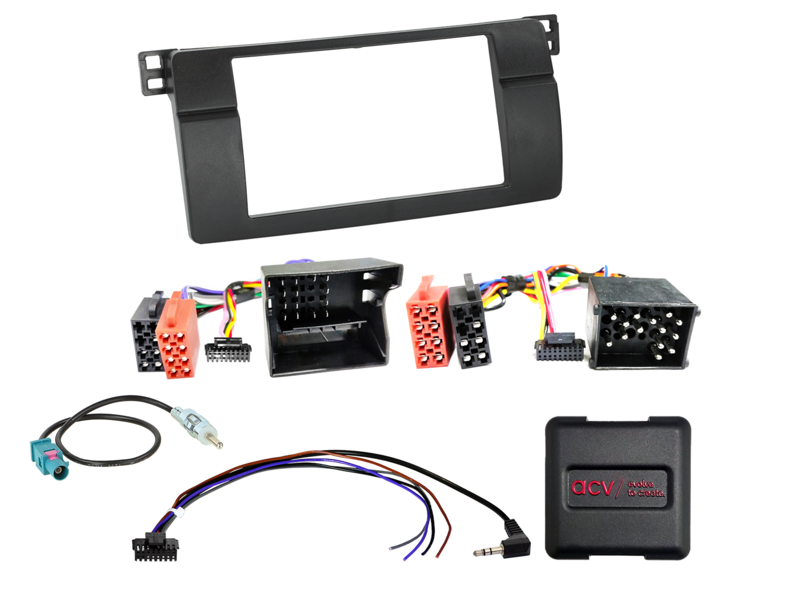 2-DIN Kit 1 BMW 3er(E46) 07/1998-02/2007 LFB/Antenne