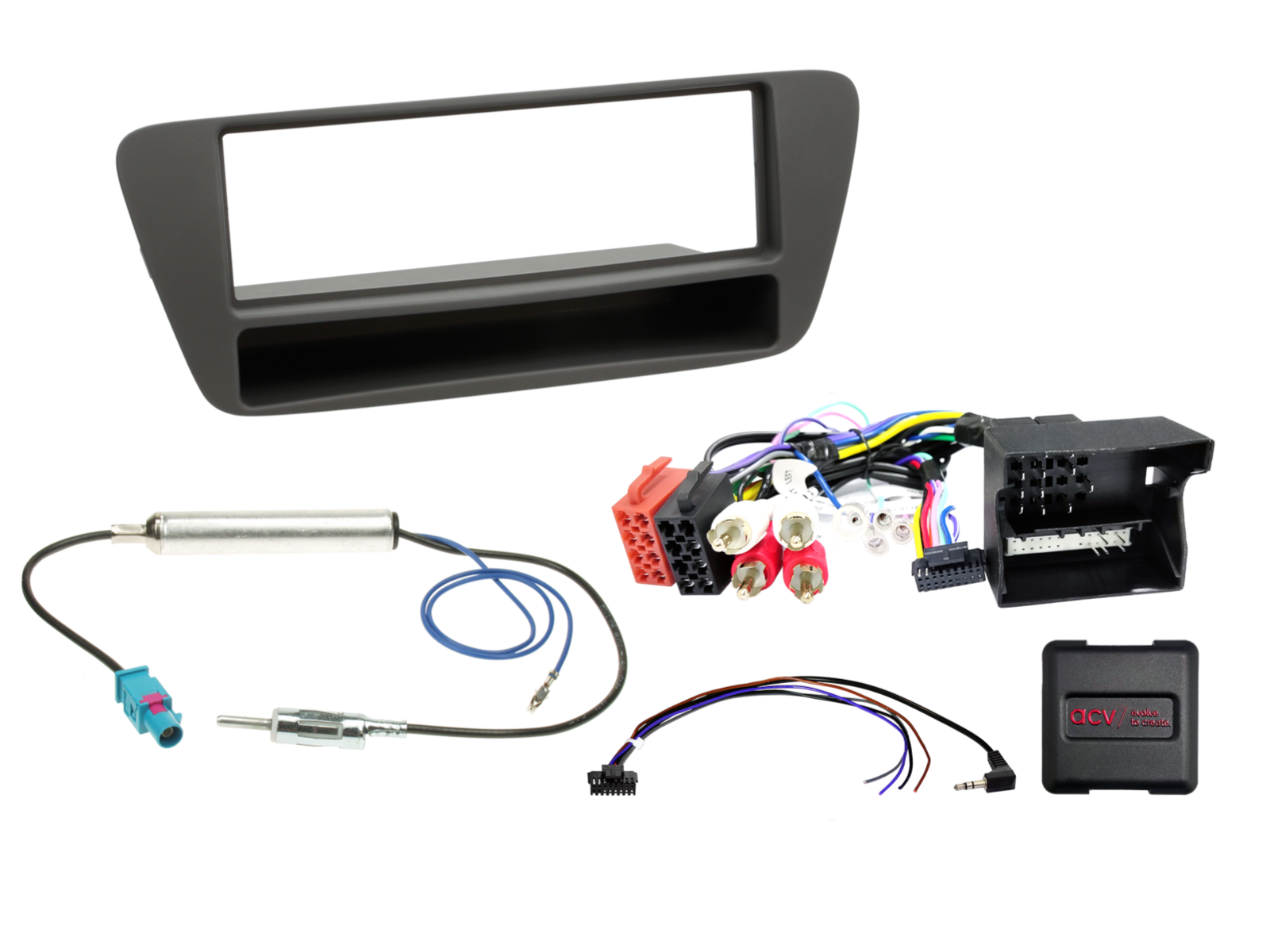 1-DIN Kit Audi Q3(8U) 10/2011-06/2018 LFB/Antenne