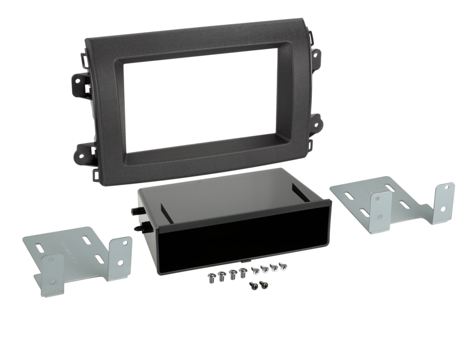 2-DIN Kit mit Fach Citroen/Fiat/Opel 12Pin/32Pin i-dapter