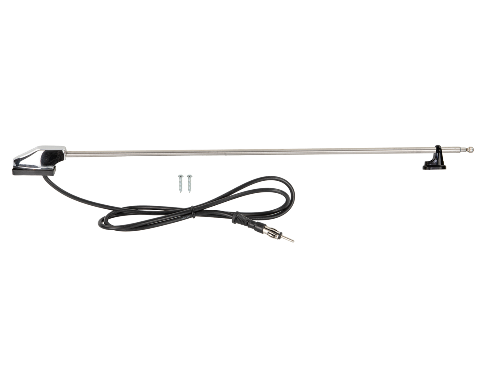 Holmantenne AM/FM universal DIN chrom 118cm lose