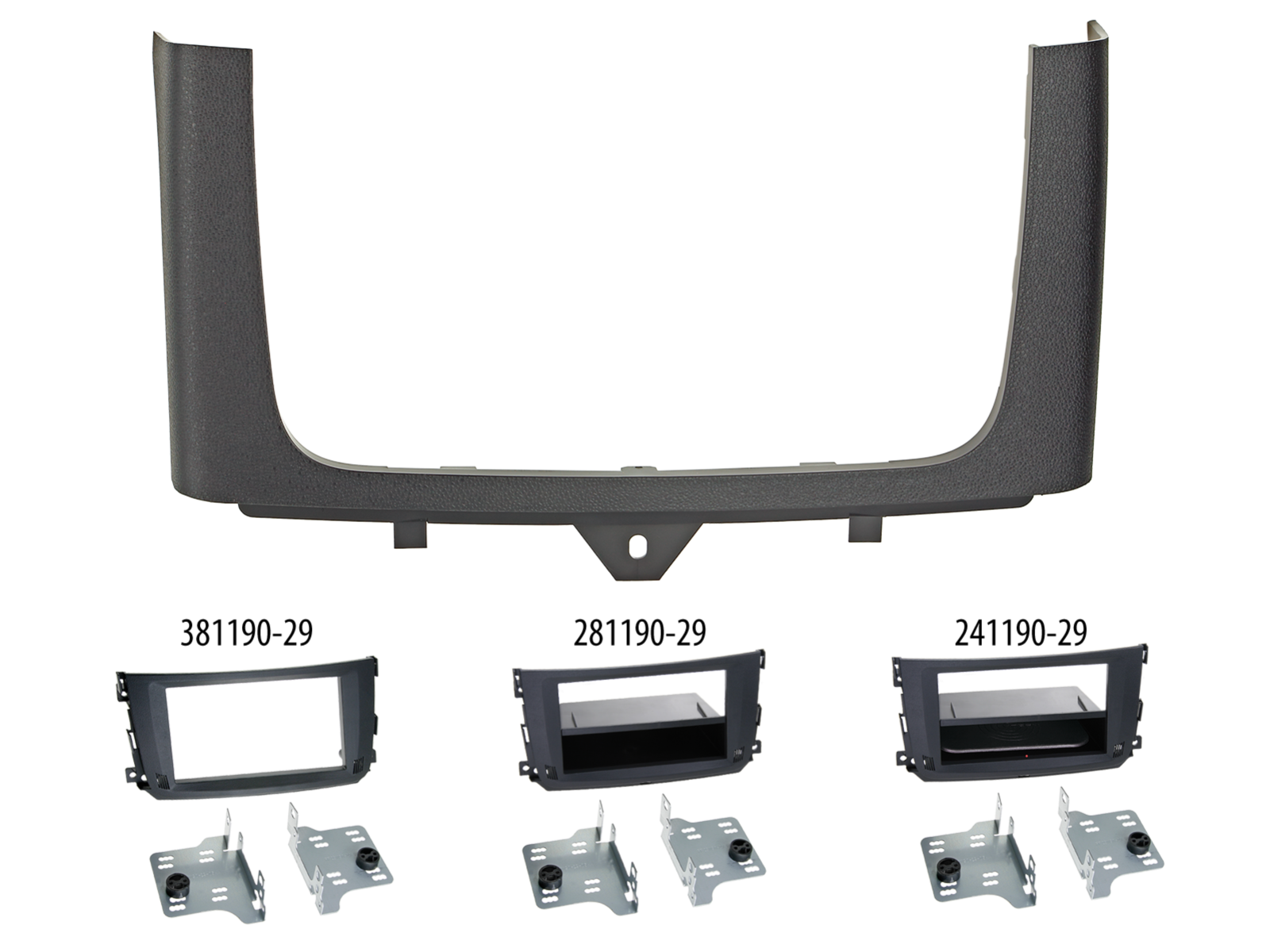 2-DIN Radioblende Smart Fortwo 2010-2015 OEM Zubehör lose
