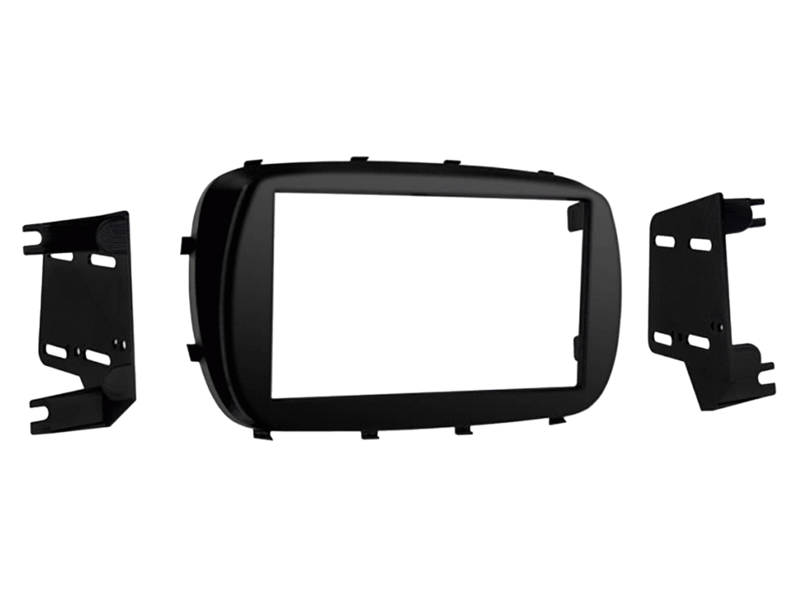 2-DIN Radioblende Fiat 500X(ZAF 334) 01/2015-08/2024 schwarz
