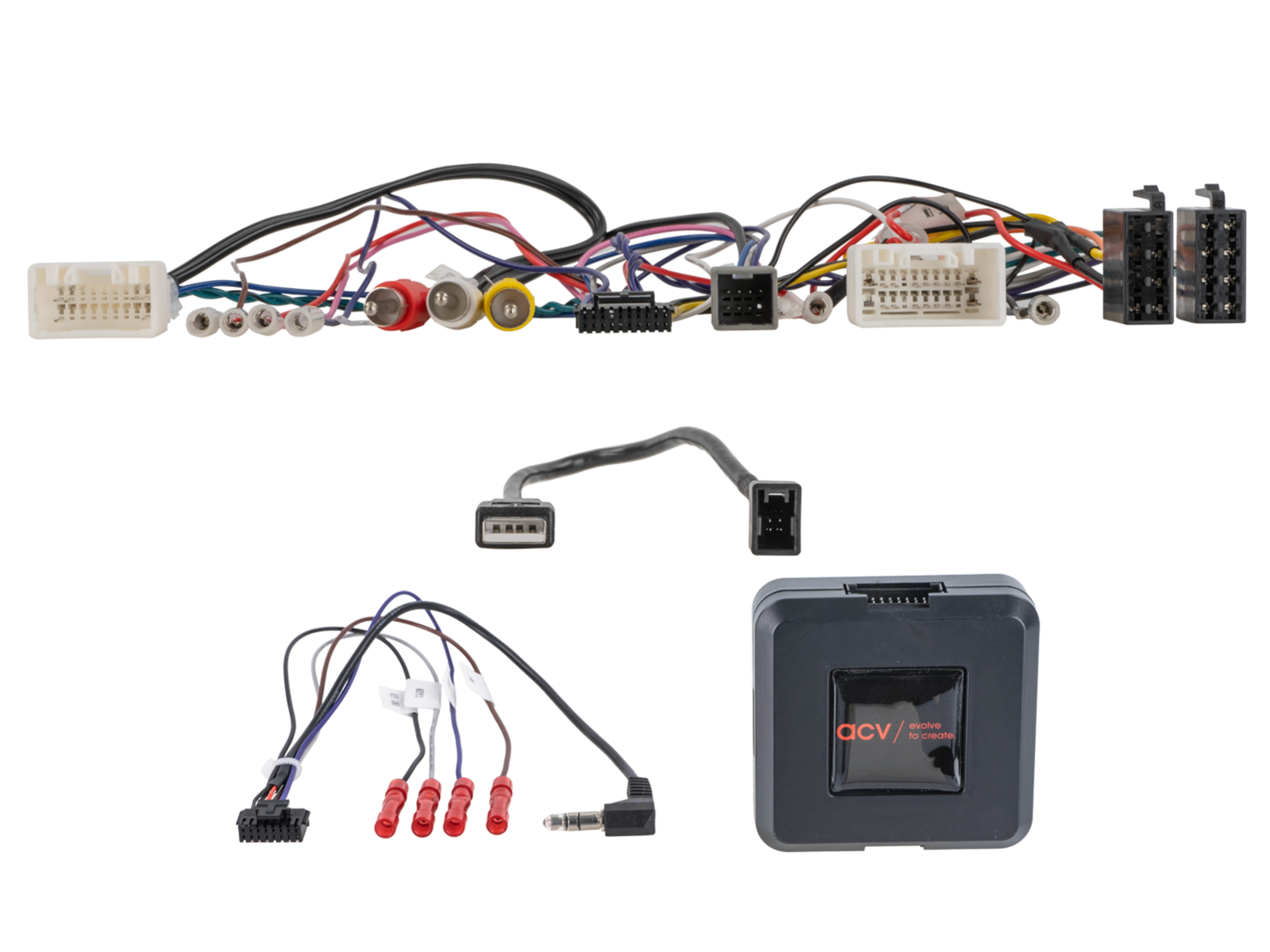2-DIN Kit Mitsubishi Outlander2015-2018 LFB/Amp/360° Kamera
